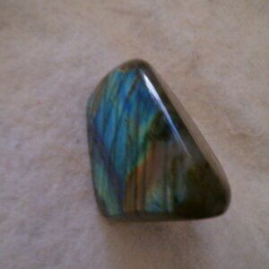 XL Flashy Labradorite Freeform Slab Tower Crystal Speciman
